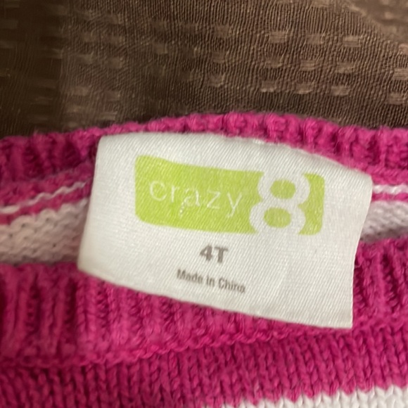 👶🏻5/$16 crazy 8 striped sweater - Picture 2 of 2